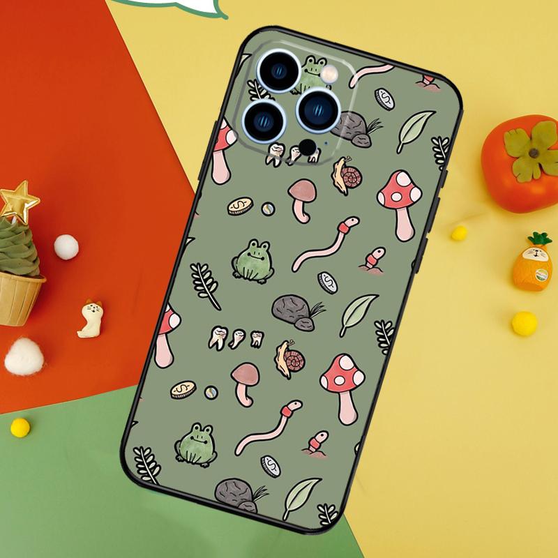 

Милый Мультяшный Лягушонок Коллаж Чехол для Телефона Для iPhone 17 Pro Max 16 14 13 12 11 15 Pro Max Plus 12 13 Mini 16e 17 Air Чехол iPhone 14Pro MAX