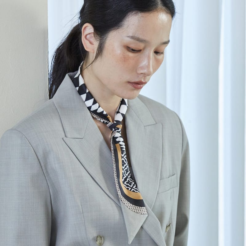 ANA MAISON Space for A Silk Twilly Scarf [PMT-1399]