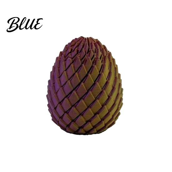 Sensory Egg Model 3D Printed Twisting Toy Stress Relief Spiral Easter Dragon Puzzle Office Desk Fidget Basket Stuffers Party Favors Portable