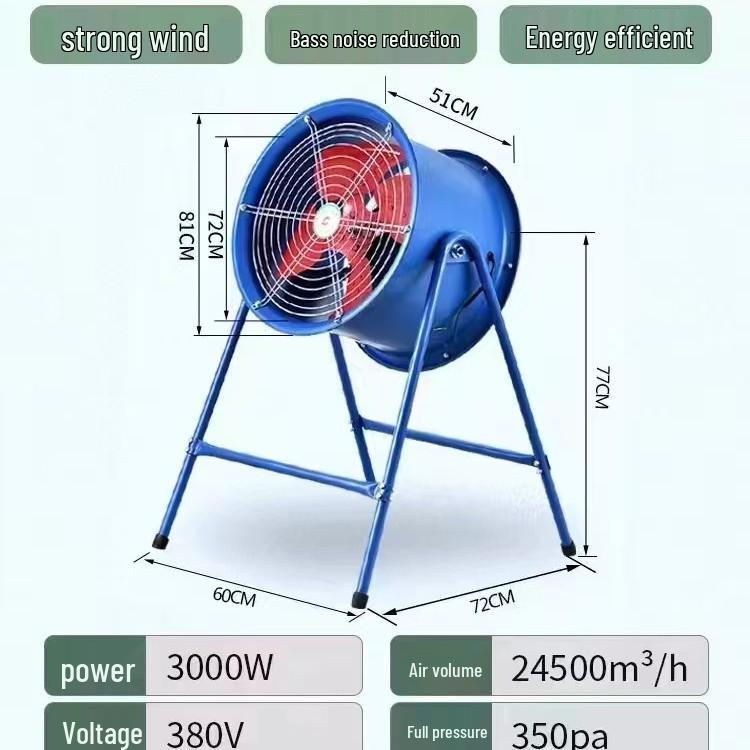 SF Industrial Axial Flow Fan: Low Noise, High Volume, Powerful Exhaust and Cooling