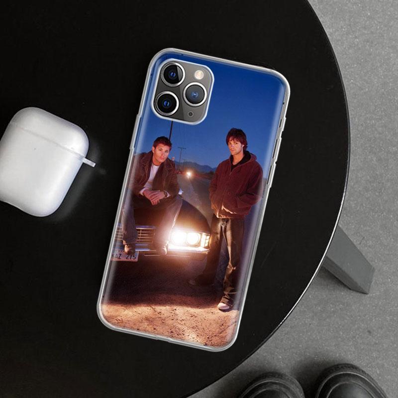 Babaite Supernatural SPN Dean And Sam Phone Case Cover for iPhone 11 12 13 Mini 14 15 Plus 16 Pro Max 17 Air 7 8 + SE Art Custom