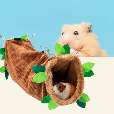 Yousheng Hamster Hammock Large Space Hanging Bed Warm Hamster Guinea Pigs Sleeping Tunnel House for Rodent