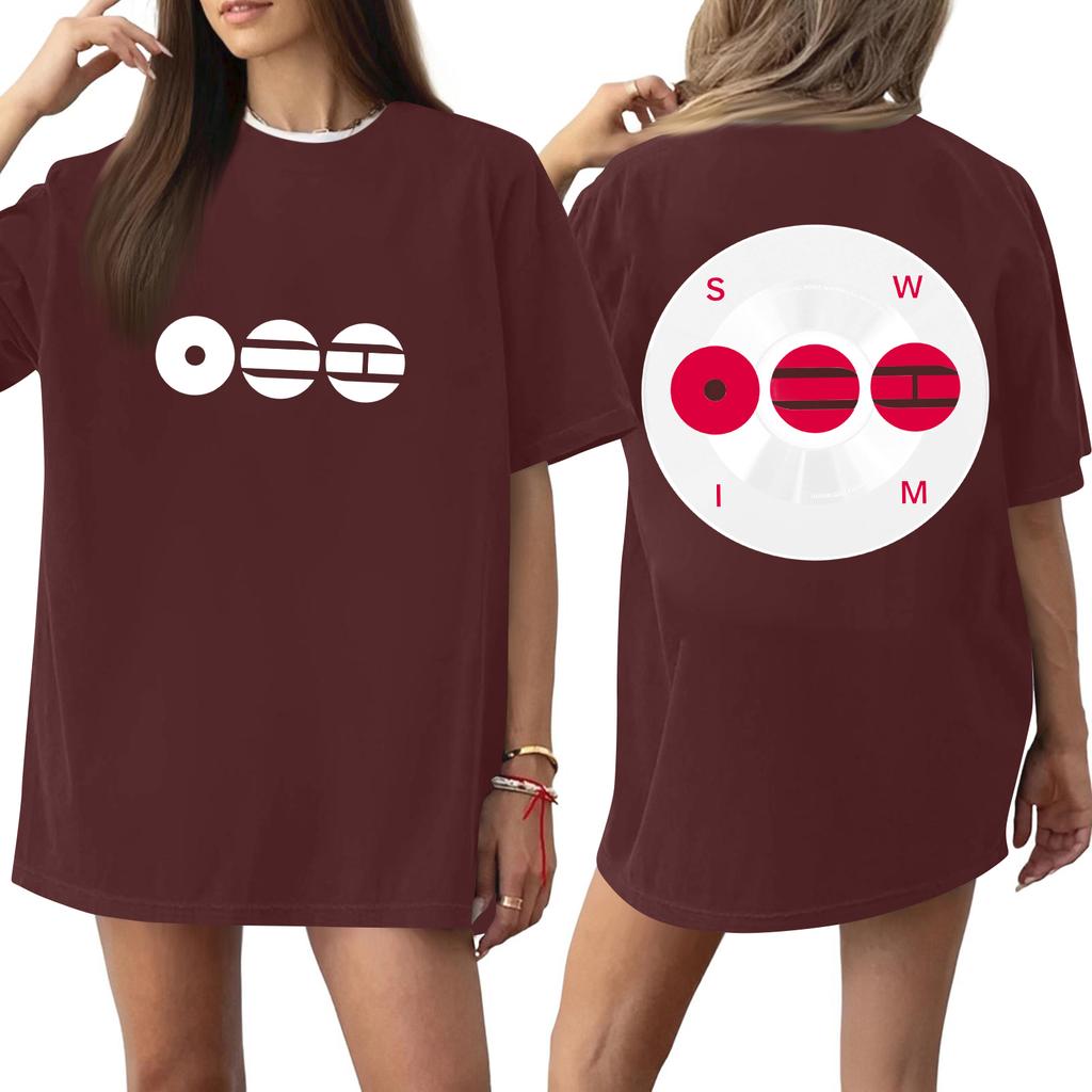 Women's Casual Letter Print Short-sleeved Top T-shirt