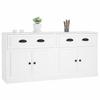 Sideboards 2 pcs White Particleboard