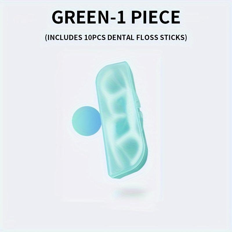 2pcs dental floss dispenser pack of 10 - High-quality creative toothpick organizer for home use-Portable mini floss storage case