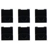 200pcs Durable 0.35mm Thick Photo Frames Hanger S-Shaped Black Metal Hooks Wall Mount Photo Frames Hooks Home Decor Accessories