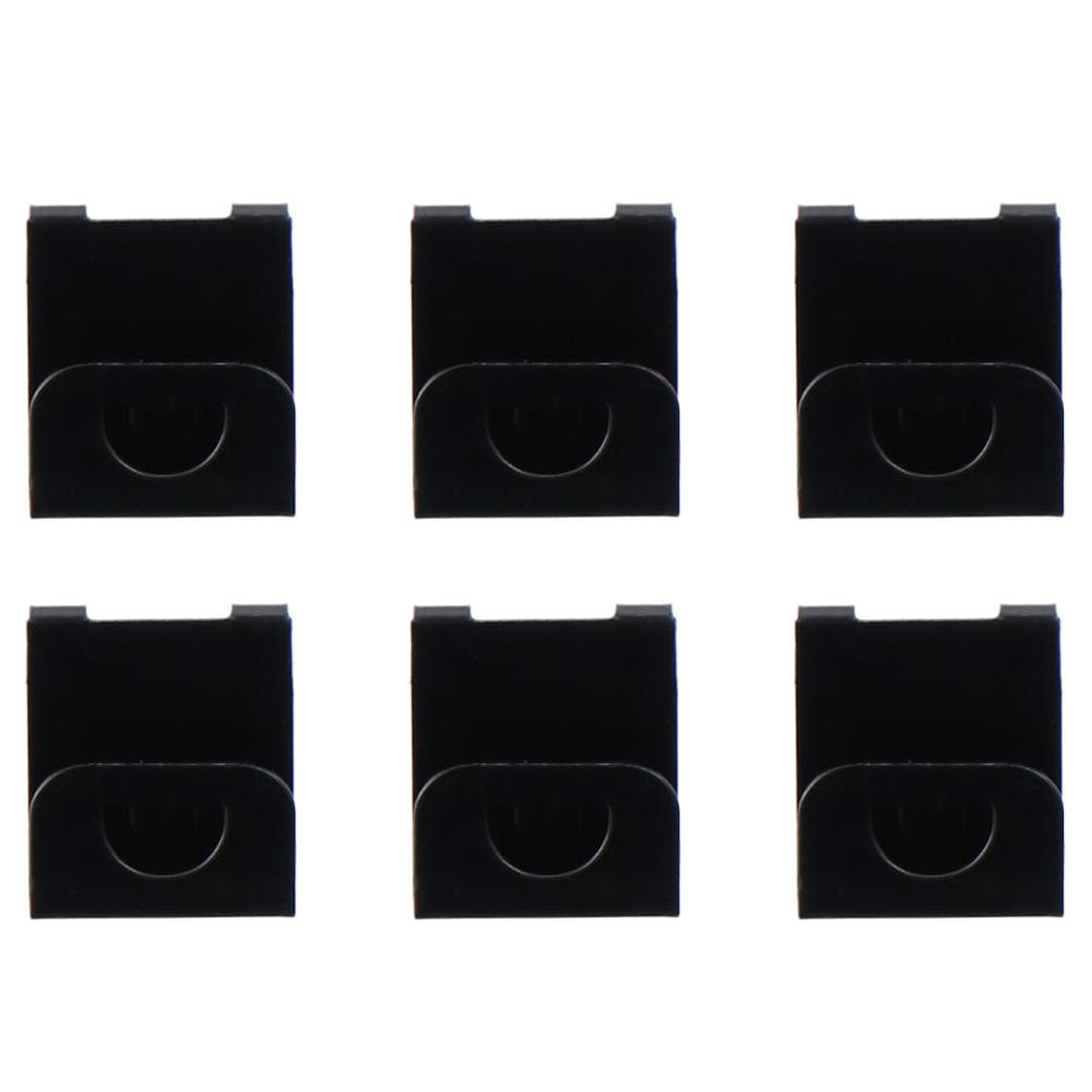 200pcs Durable 0.35mm Thick Photo Frames Hanger S-Shaped Black Metal Hooks Wall Mount Photo Frames Hooks Home Decor Accessories