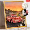 Disney Pearl Art Painting Cars Lightning McQueen Handmade diy5D Pearl Gem Painting Pictures Crafts Special Shape Home Wall Decoration