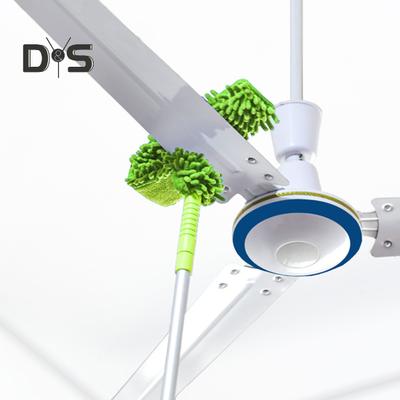 Reinigungsbürste für Deckenventilatoren mit 140 cm/170 cm langem Griff, einstellbare Länge, flexible Ventilatorflügel, Staubentferner