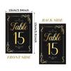 WTEMPO 31PCS Elegant Table Number Cards DIY Table Decoration Paper Seating Cards Digital Seating Cards Perfect for Home Decoration Party Wedding