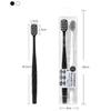 2Pcs/Set Antibacterial Wide Head Soft Bristled Toothbrushes for Adults Manual Couple Toothbrushes Home Toiletries Oral Set Women