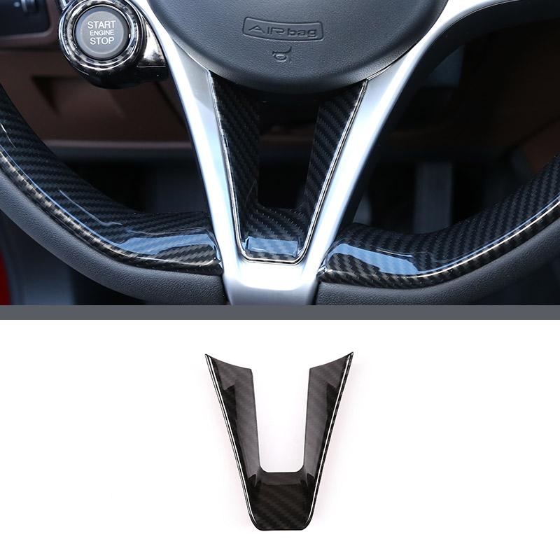ABS Carbon Fiber For Alfa Romeo Stelvio 2017- Car Interior Trim Sticker Accessories Car Modification Car Styling