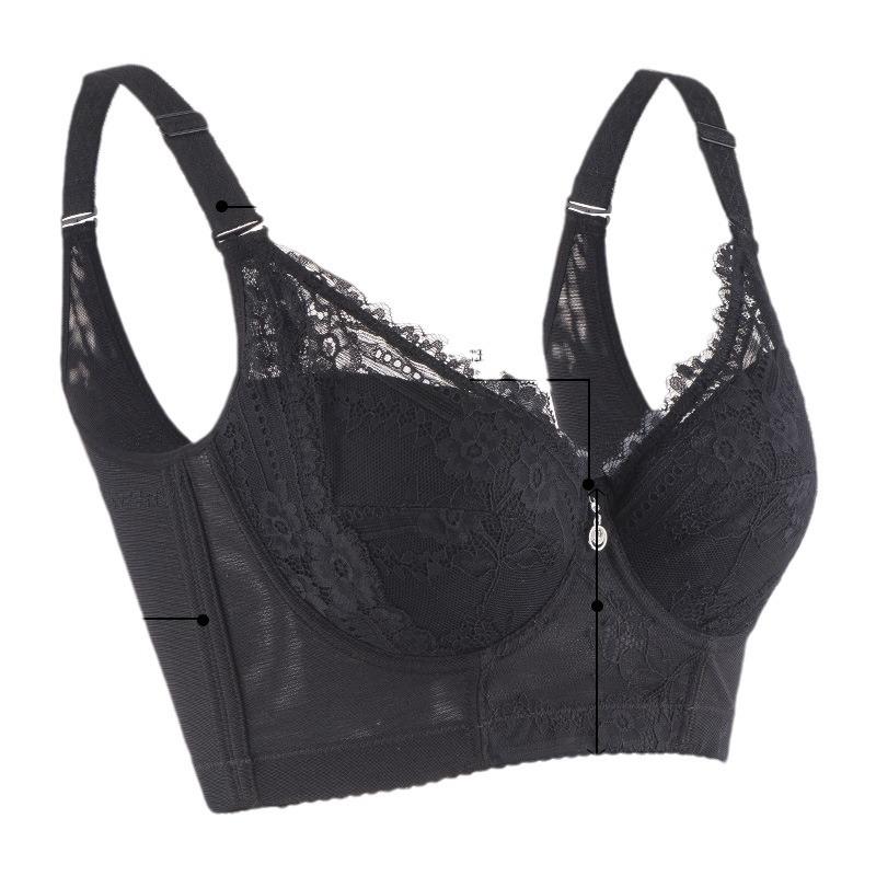 Beauty salon high-end large-size bras gather thin styles, close secondary breasts, anti-sagging adjustment underwear, close stomach and beautiful