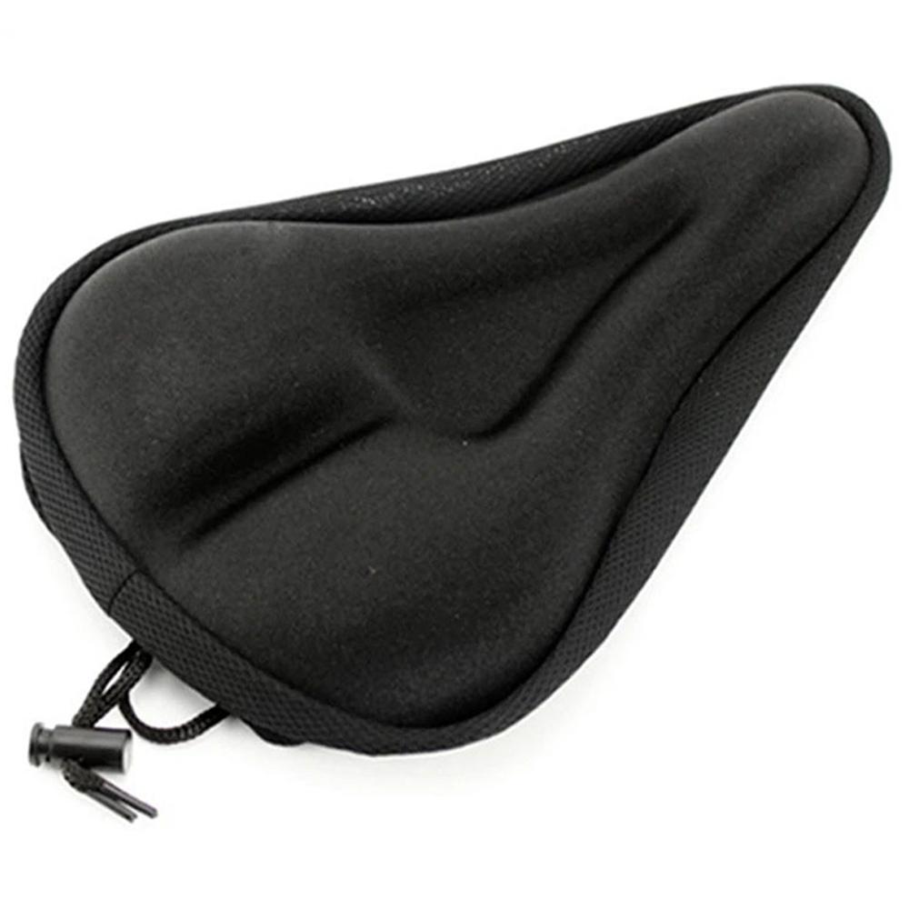 

Чехол-подушка для велосипедного сиденья Дышащий Optics 3D Горный велосипед Супермягкая подушка для сиденья Силиконовый губчатый гель Велосипедные аксессуары чёрный