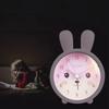 Children's Alarm Clock For Girls Without TickingRabbit Children's Alarm Clock Silent Alarm Clock With Light Student