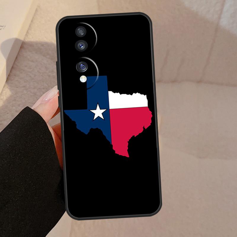 

Texas Flag For Honor Magic V5 5 6 7 Pro Case For Honor 200 400 Lite 50 70 90 X8a X8b X9a X9b X9c Cover Honor Magic7 Pro