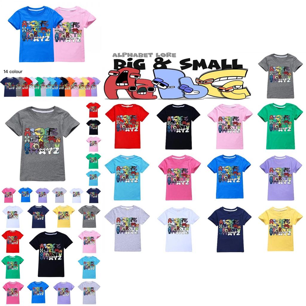 Unisex Alphabet Lore T-shirt Cotton Tops Gift Cosplay