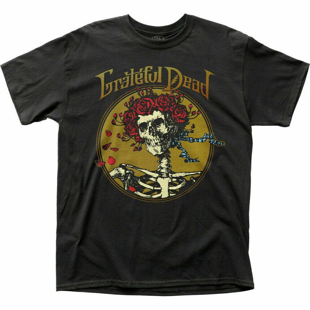 

Черная футболка унисекс Grateful Dead Grateful Skull Rock N Roll Band S
