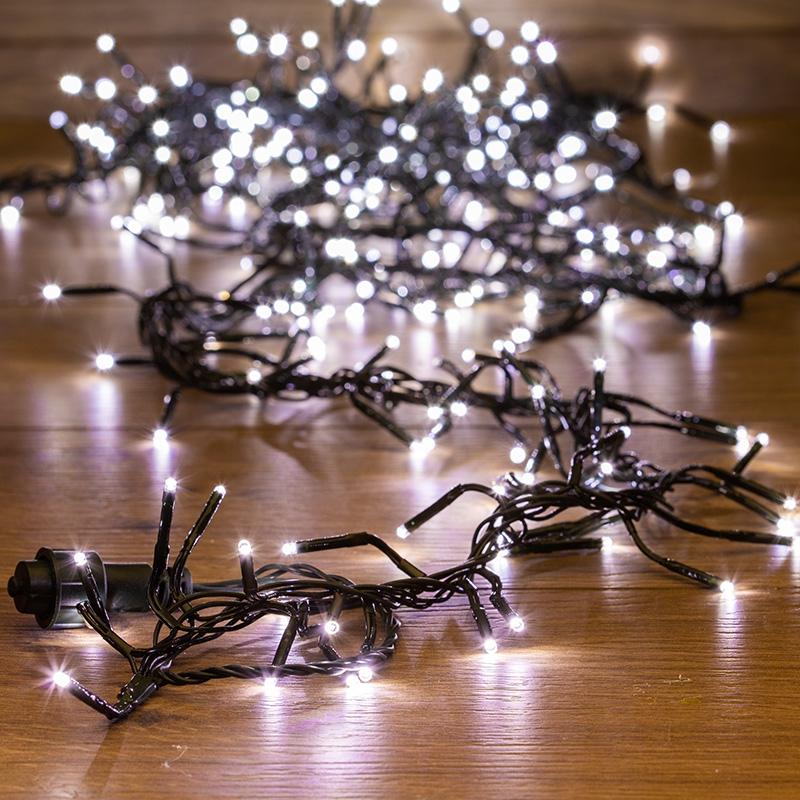 

Garland Neon-night cluster Led 3 M Dark Green Pvc Ip20 288 Diodes Color White 303-625