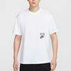 Nike Sportswear As U Nsw Tee M90 Oc Remix Fashion Simple Round Neck Pullover Solid Color Short Sleeve T-Shirt Men Tops White HJ0775100