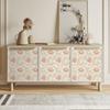 VEELIKE Wallpaper Floral Removable Damask Leaf Heat Sticker Cutting Wall Removable Fusuma Vintage Sticker, Pattern, Wallpaper, Beige, Style, Pattern,