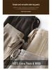 Autumn/Winter Women's High Waist Knitted Wide-Leg Pants - Solid Color, Korean Style