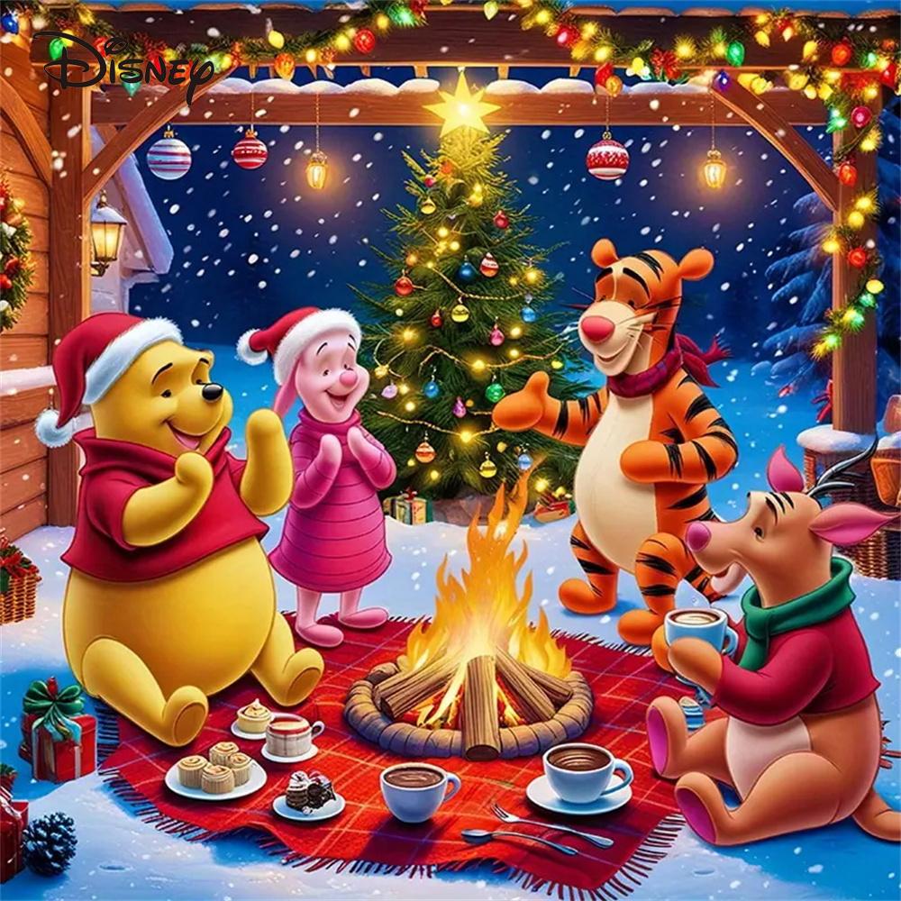 Nytt Ankomst Diamantbroderi Ole Brumm Mosaikk Bjørn Dyr Håndarbeid Tegneserie Maleri Ti