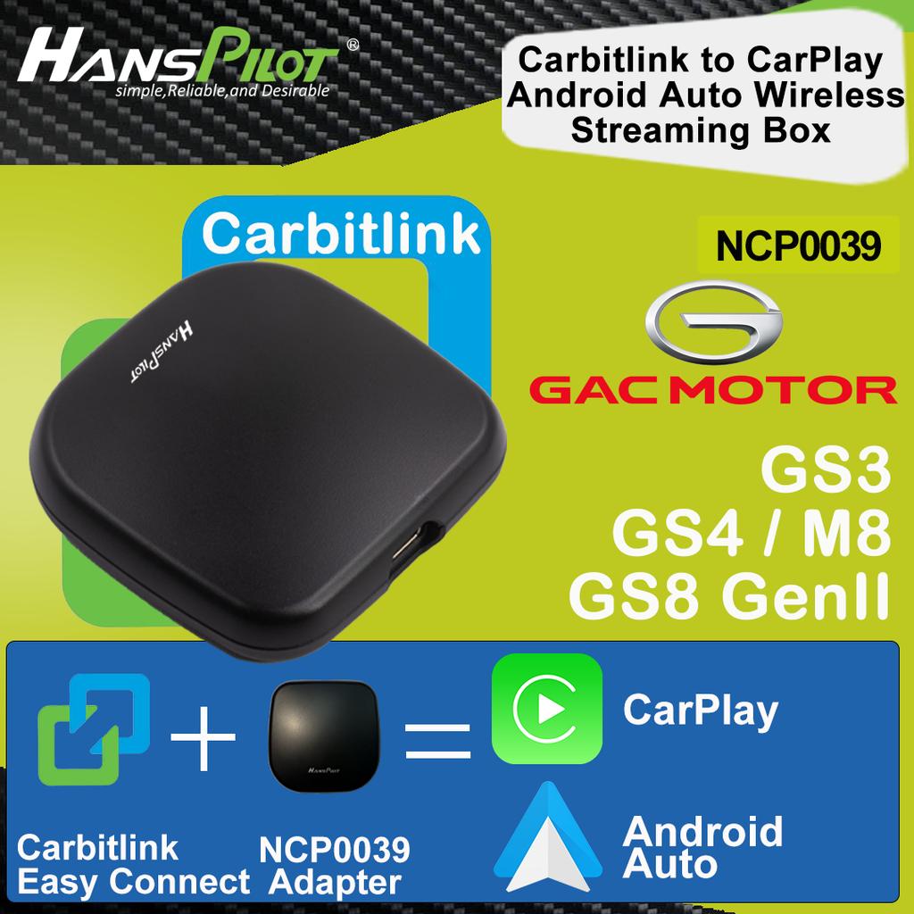 NCP0039 NCP0036 GAC GS8 GenII GS8 GT GS3 carbitlink easy connect adapter To CarPlay Android Auto NCP0036