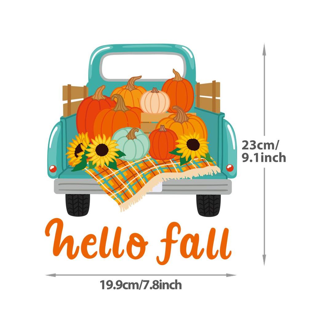 Bügeleisen-Transfers für Kleidung, saisonale Herbstaufnäher, Kapuzenpullover, Aufkleber für T-Shirts, Heißpress-Applikationen