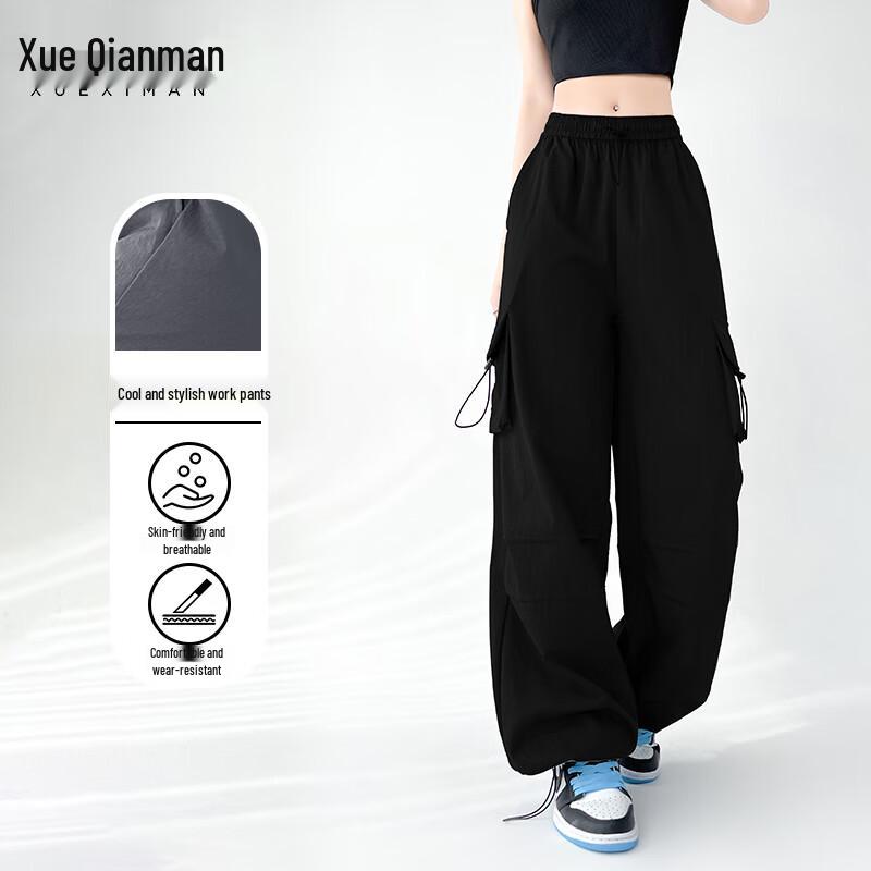 Xue Qiman Women s American Style Outdoor Cargo Pants M