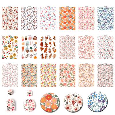 Water Soluble Clay Transfer Sheets Easters Rabbits Colored Eggs Transfer Paper Earrings Making Tool for Jewelry Making