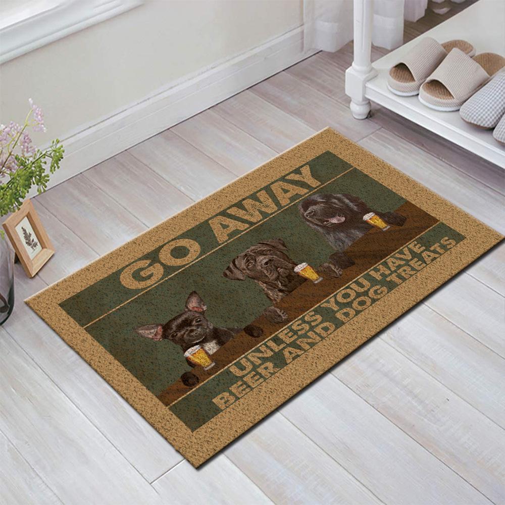 Animal Welcome Home Can Cut Pvc Door Mat Spray Silk Floor Mat Dust Carpet