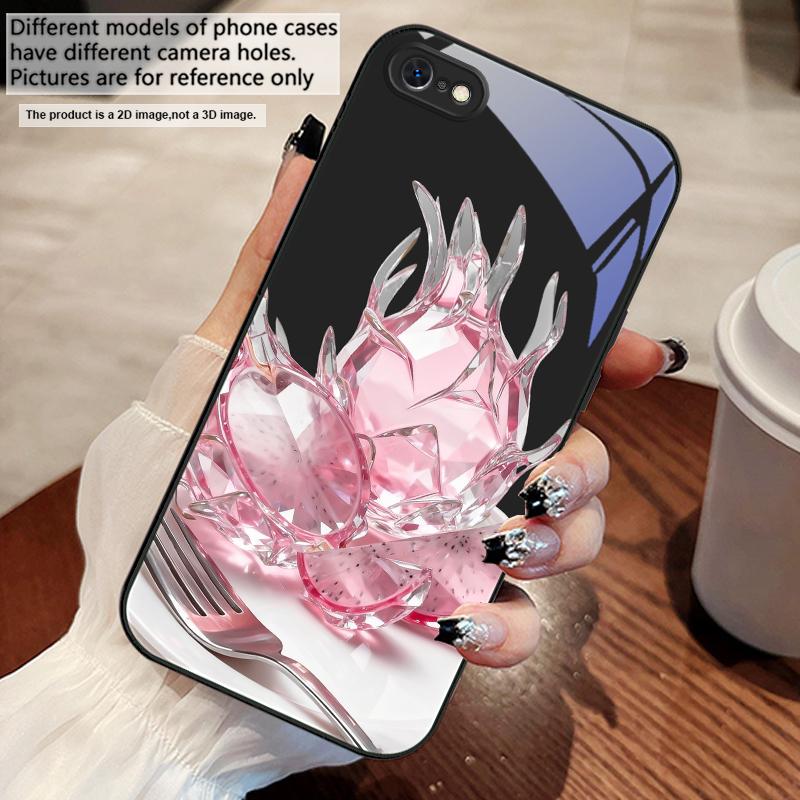 Familiar Dragon Fruit For iPhone 17 Air 16 E 15 14 13 Plus 12 Mini 11 17 Pro Max XR Xs Max 16E 7 8 Tempered Glass Phone Case