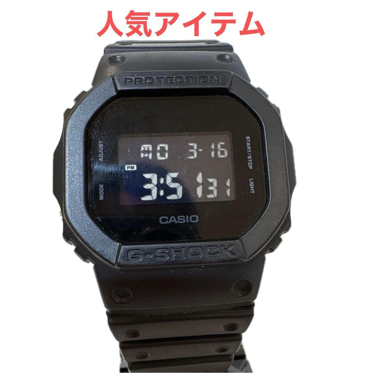 CASIO G-SHOCK DW-5600BB-1JF Black Digital Watch Used Watch Working Item