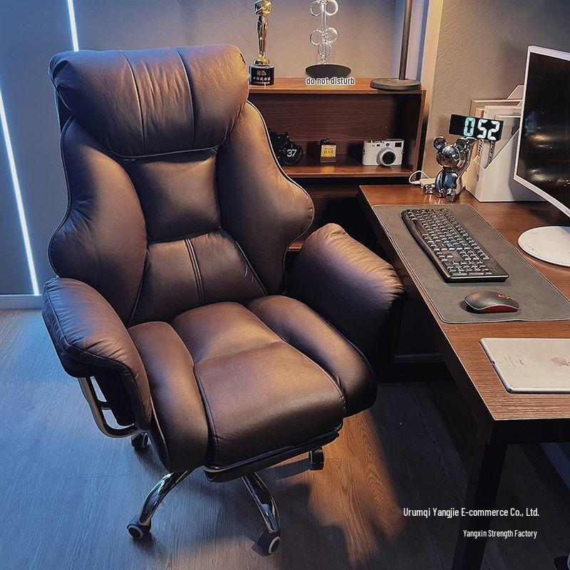 Executive Reclining Office Chair - Comfortable Sofa Chair for Home and Business Use