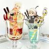 Creative Fruits Buffy Cup Acrylic Badge Ornaments Girls Room Desktop Decor Japan Style Anime Character Badges Display 2025 New