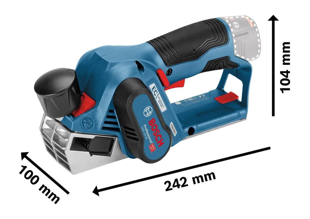 Bosch Professional Cordless Planer Blades Stored In Main Body Charger Sold 10.8V (2 Installed + and Separately) GHO10.8V-20H