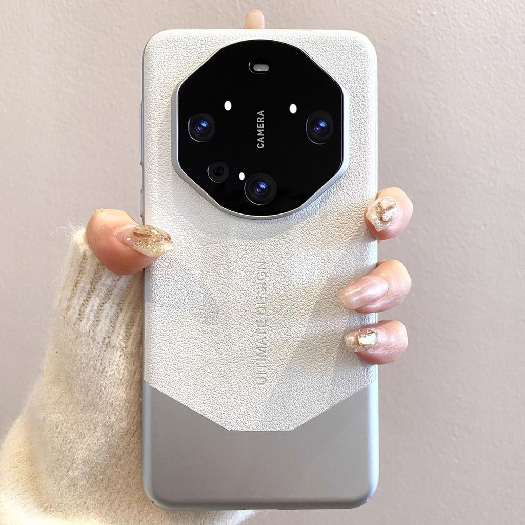 Anwendbar auf Huawei Mate60pro Neue Handyhülle Mate60RS Echtes Leder Ultradünn 70pro High-End Herren- und Damenstil