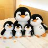 25/30/40Cm Soft Fat Penguin Plush Stuffed Toy Cute Black Penguin Fur Doll Toy Home Decoration Toy Children Birthday Gift