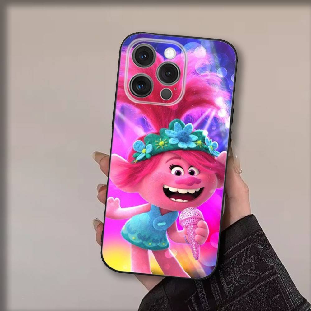 

Film T-Trolls P-Poppy-ys Phone Case For iPhone16,15,14,13,12,11,Pro,Max,Plus,X,XS,SE4,E,Mini,Soft Black Case iPhone11PRO