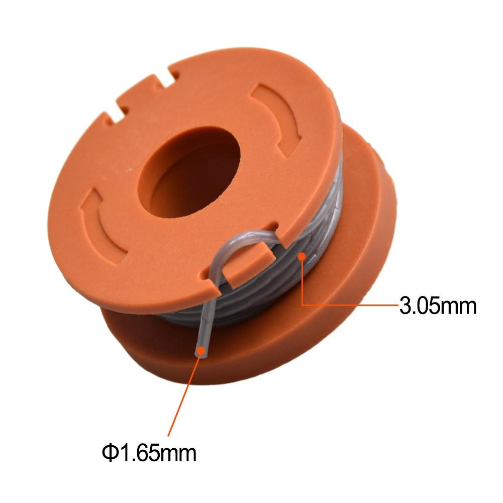 2 Pcs Spool & Line For POWERBASE N0F-GT-300/20-E For Strimmer Trimmer