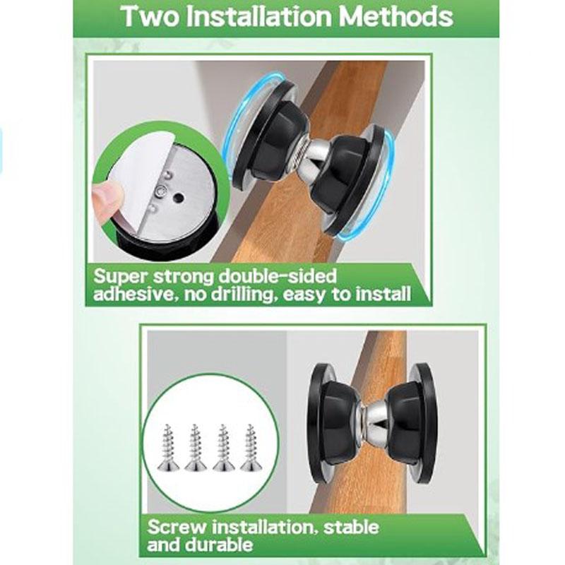 Uchwyt drzwi Blokada drzwi bagażowych, wytrzymały i łatwy w montażu Blokada drzwi z klejem i śrubami, akcesoria do przyczepy kempingowej wewnątrz i na zewnątrz