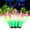 Artificial Coral Silicone Simulation Water Plant Aquarium Fish Tank Decoration OrnamentGreen
