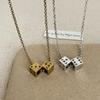 Women's Unique Planet Dice Pendant Necklace – Stylish and Versatile Choker for a Fashionable Touch.