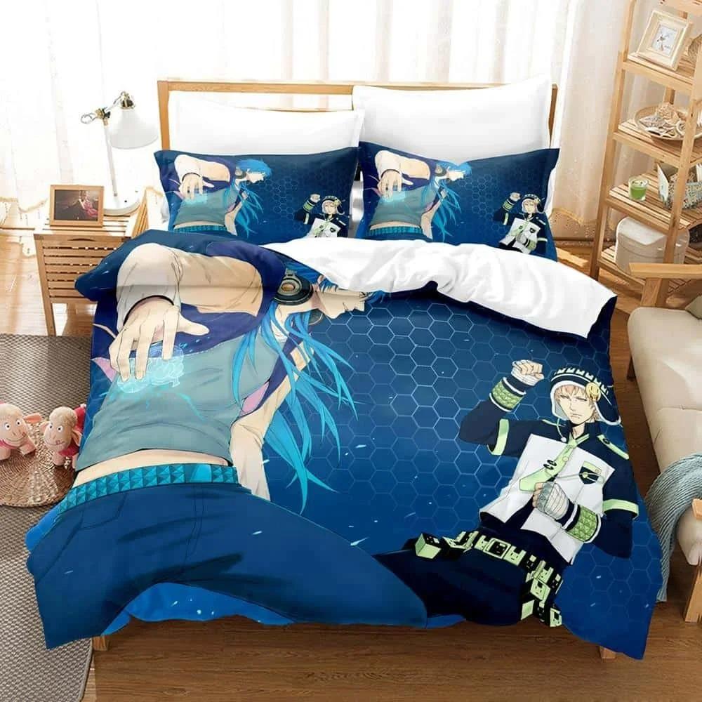 Neuer 3D-Druck Anime Bett DRAMAtical Murder Bettwäsche-Set Einzelbett Twin Full Queen King Size Bettset Erwachsener Kind Schlafzimmer Bettbezug Sets