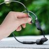 Magnetic Earphone Connector 90° Bending Headphone Adapter Lanyard Hole for AS800