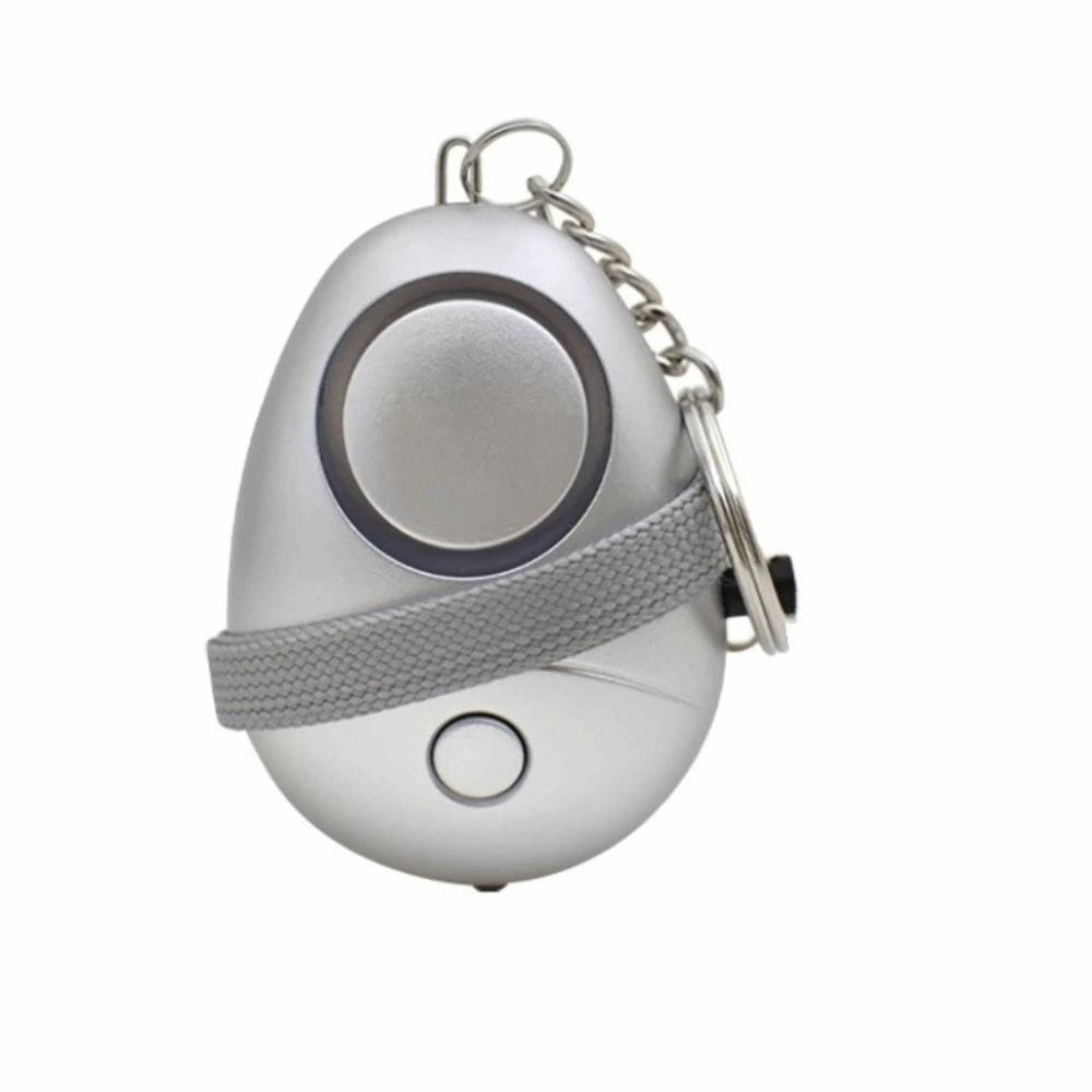 

Egg-shaped Personal Alarm Loud Siren Safety Alarm Anti-loss Security Alarm Travel серебряный