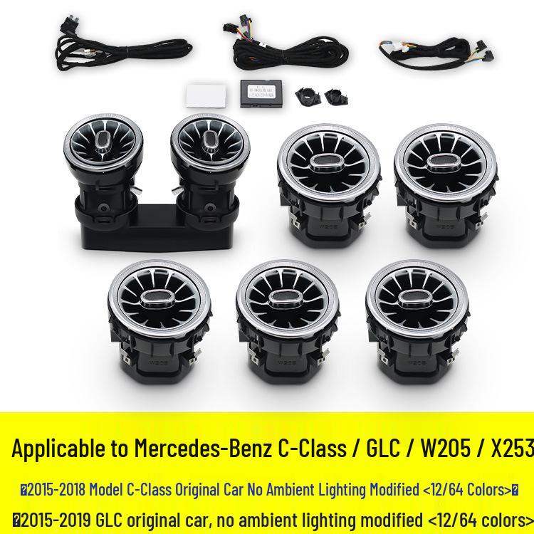 Mercedes-Benz C-Class/GLC Ambient Air Outlet Light Accessory for Interior Enhancement