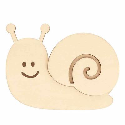 Fa sziluett 9 x 6,9 cm - Csiga és kagyló