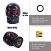 1Pc Antirust Copper Core Bike Tires Valve Caps Skull Style Tire Valve Cap Valve Stem Cap  Motorcycle
